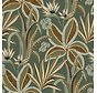 Groene bladeren jacquard