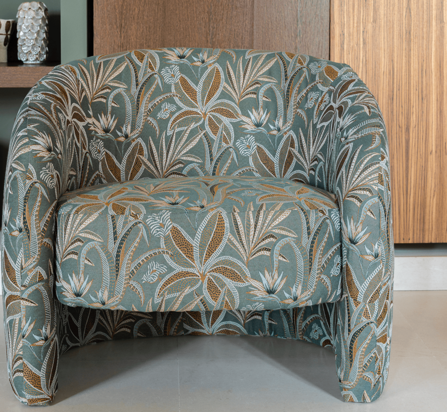 Groene bladeren jacquard