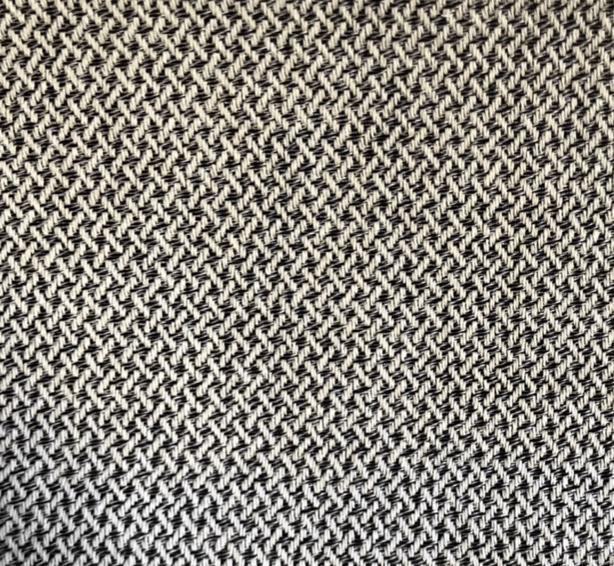 Beige/antraciet outdoor stof