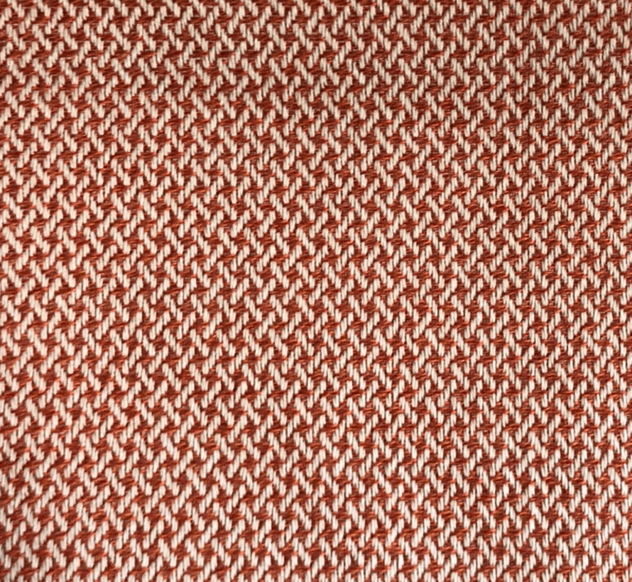 Terracotta/beige outdoor stof