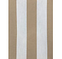 Beige/wit gestreepte outdoor stof