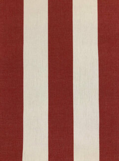 Decostoffen Rood/wit gestreepte outdoor