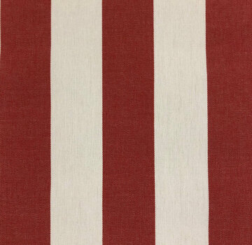 Decostoffen Rood/wit gestreepte outdoor
