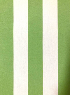 Decostoffen Pastelgroen/wit gestreepte outdoor