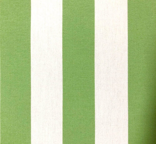 Decostoffen Pastelgroen/wit gestreepte outdoor stof