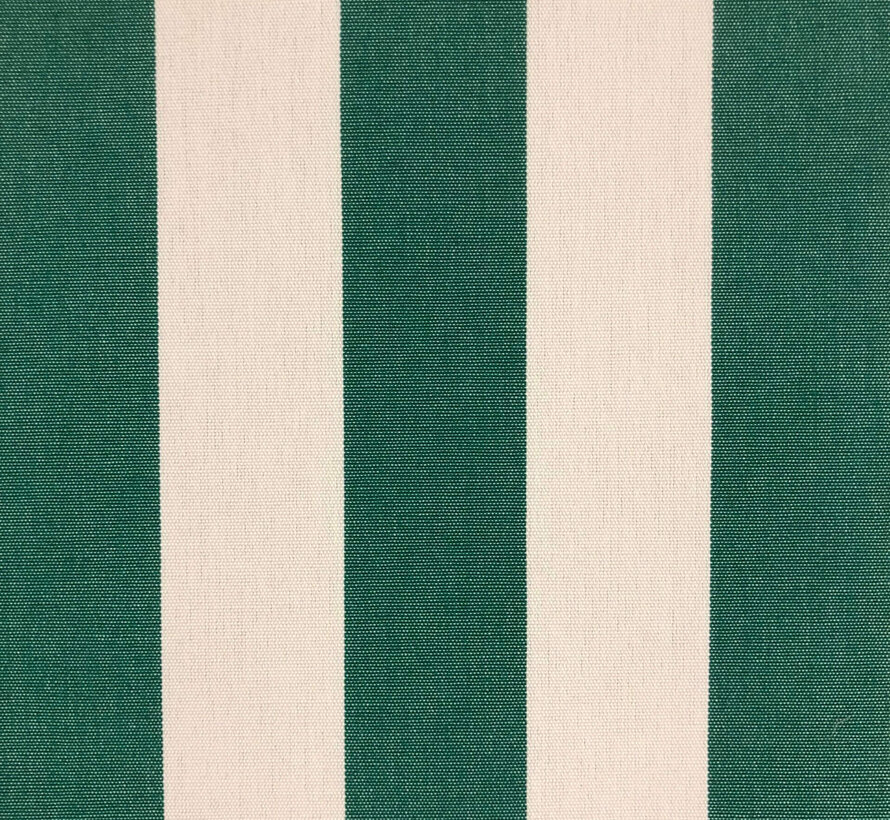 Groen/wit gestreepte outdoor stof