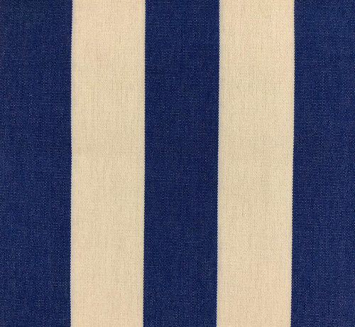 Decostoffen Blauw/wit gestreepte outdoor stof