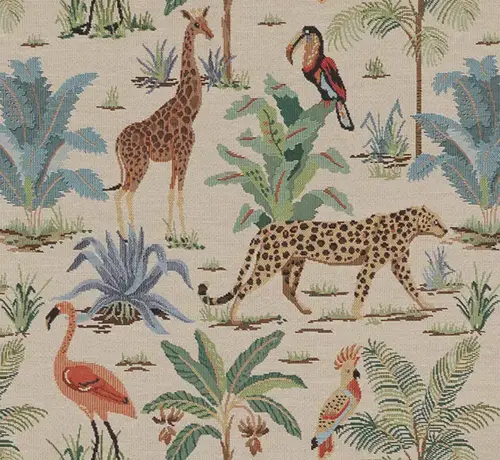 Decostoffen Jungle gobelin stof