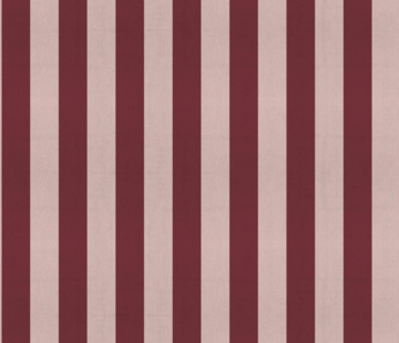 Decostoffen Roze/bordeaux strepen half panama