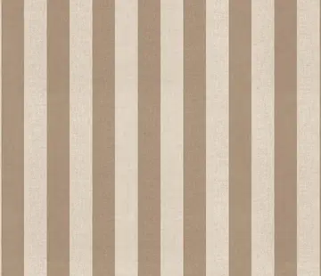 Decostoffen Beige strepen linnenlook