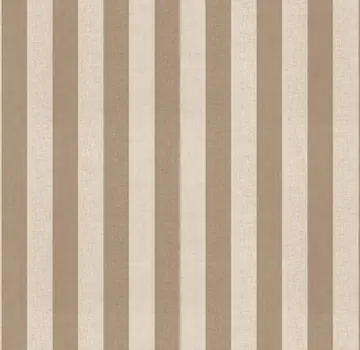 Decostoffen Beige strepen linnenlook