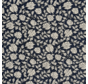 Bloemen blauw jacquard