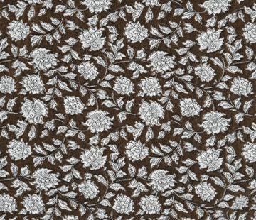 Decostoffen Bloemen curry jacquard