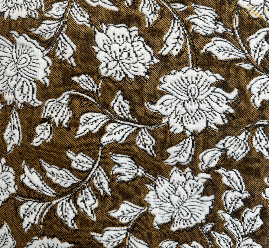 Bloemen curry jacquard