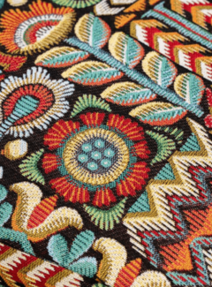 Decostoffen Kleurrijk patroon jacquard