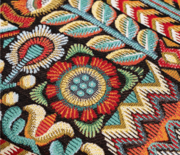 Decostoffen Kleurrijk patroon jacquard