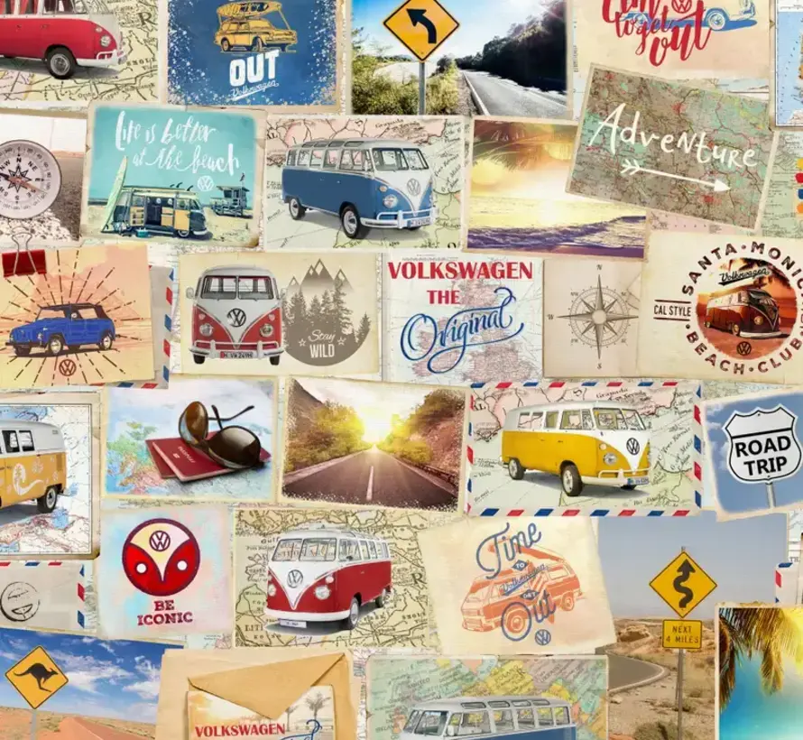 Volkswagen bus digitale print