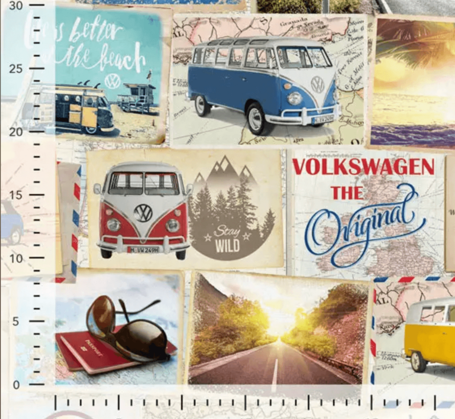 Volkswagen bus digitale print
