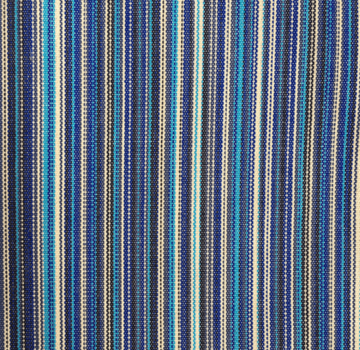Decostoffen Multicolor blauw gestreepte outdoor
