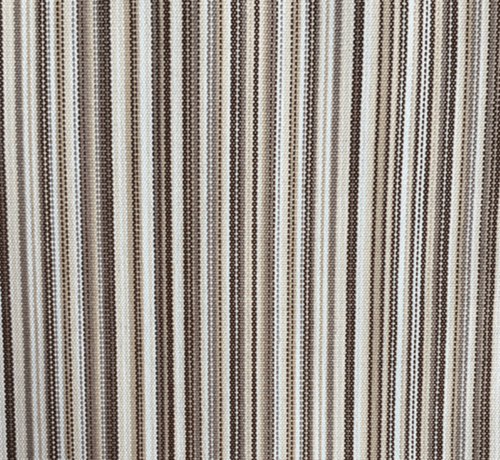 Decostoffen Multicolor bruin gestreepte outdoor stof