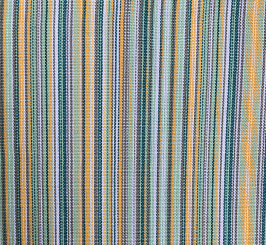 Multicolor groen gestreepte outdoor stof