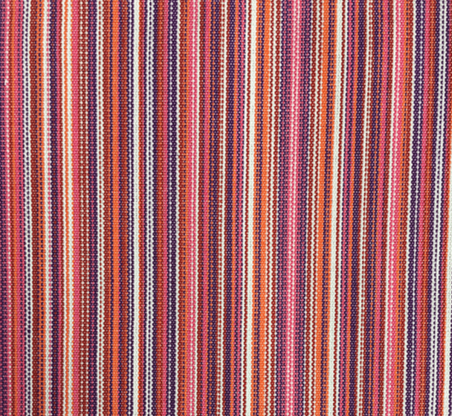 Multicolor roze gestreepte outdoor stof