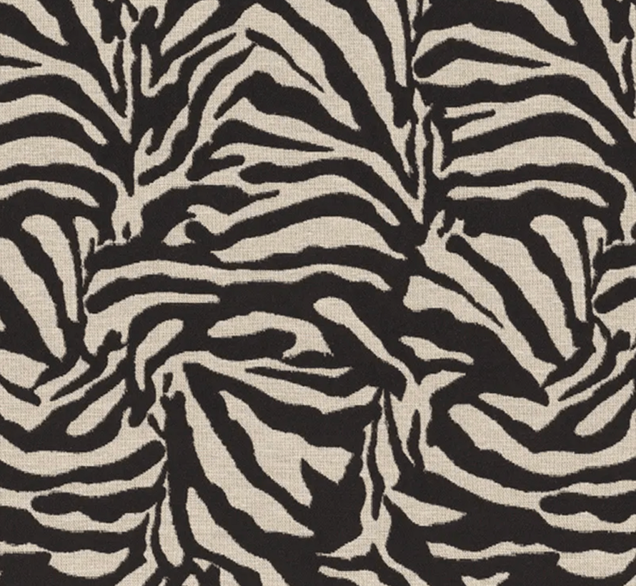 Zebra print gobelin stof