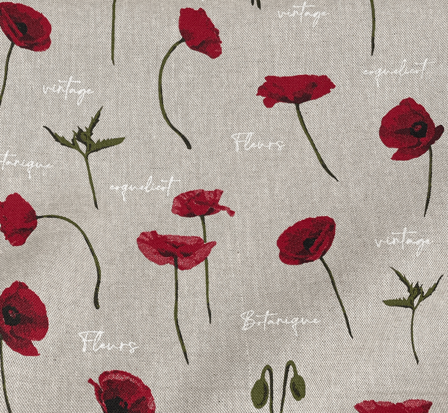 Klaprozen linnenlook