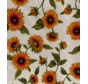 Zonnebloemen linnenlook