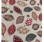 Bladeren print linnenlook
