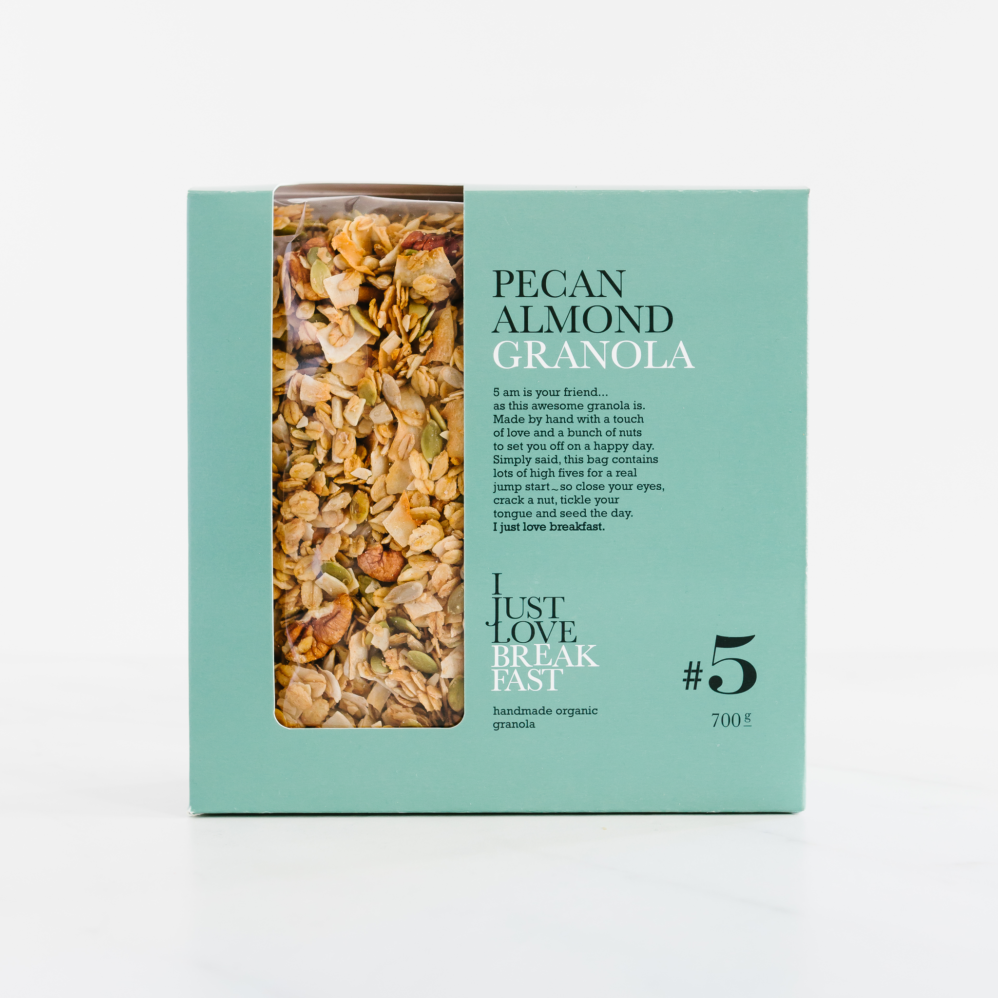 I Just Love Breakfast | Koop nu online | BIO granola #5 Pecan-Almond - Bon Appetit Amis