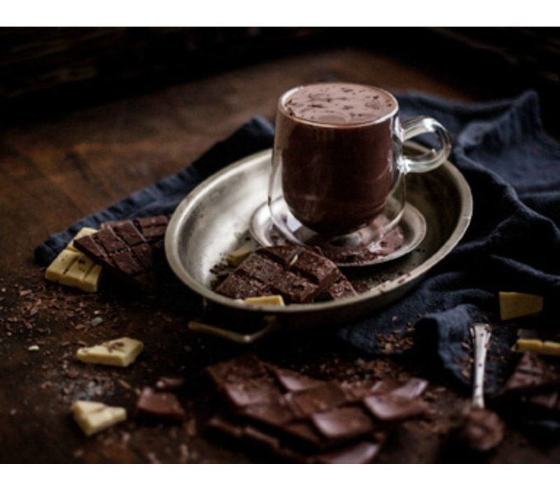 Heiße vegan Schokolade aus London mit 70% Kakao (350g)