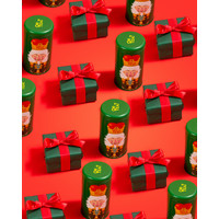 Der Nussknacker Duo Zylinder Box - Gingerbread Orange / Apfelstrudel BIO