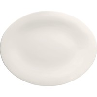 Porzellanserie Bone China "NEVE" Platte flach oval 30,5x23,5cm (1)