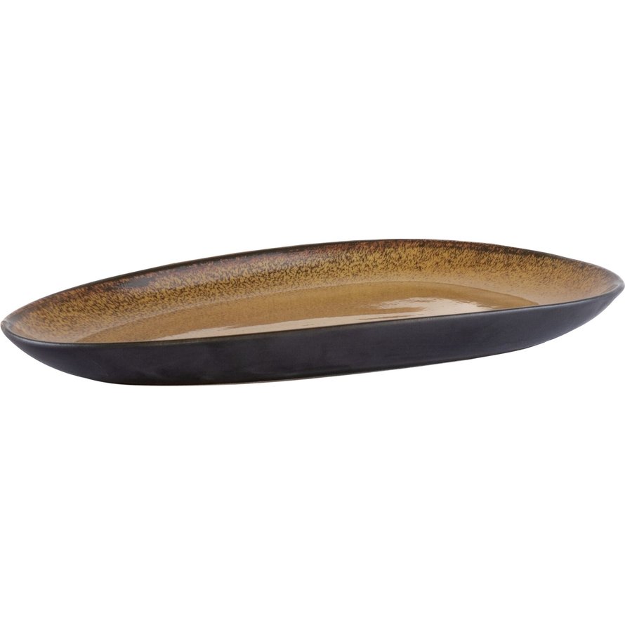 Porzellanserie "Spices" Curry Platte oval 38,5x20,5