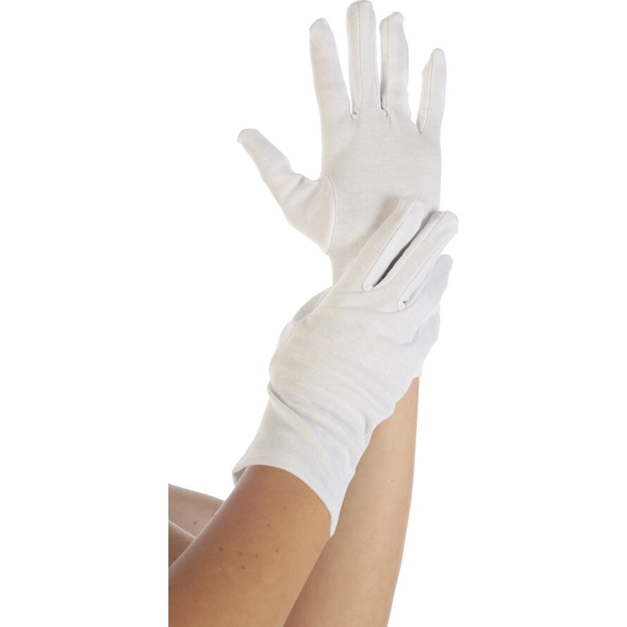 Baumwollhandschuh weiß Größe XL