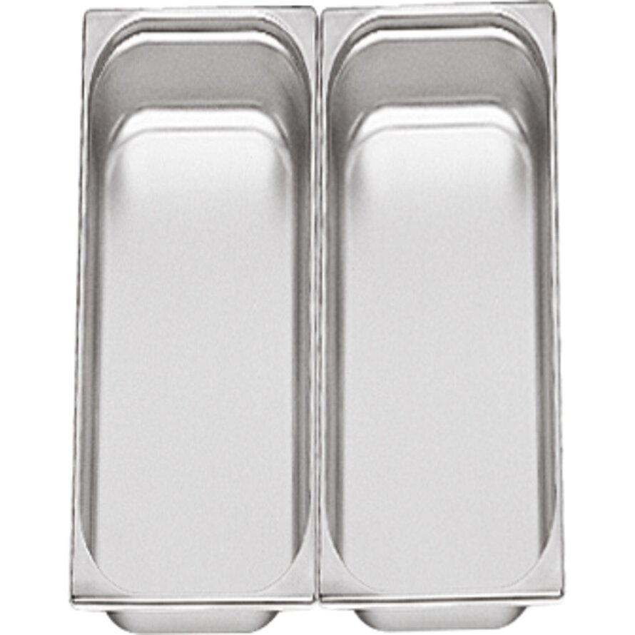 GN-Behälter 2/4 Edelstahl 100mm