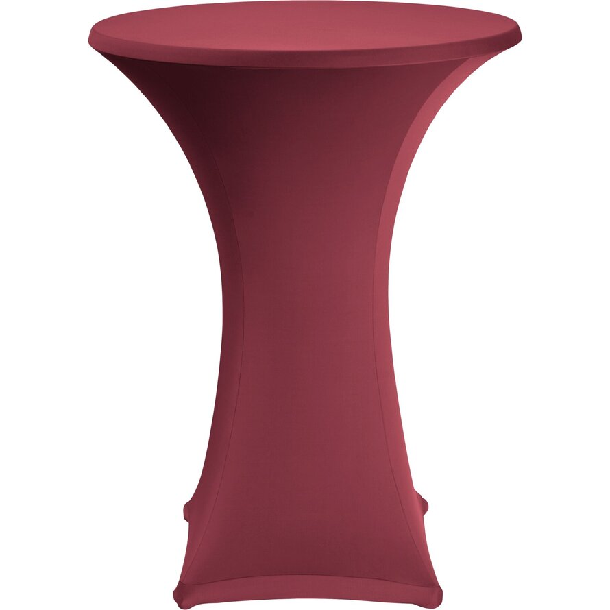 Stehtischbezug Ø 80 cm bordeaux