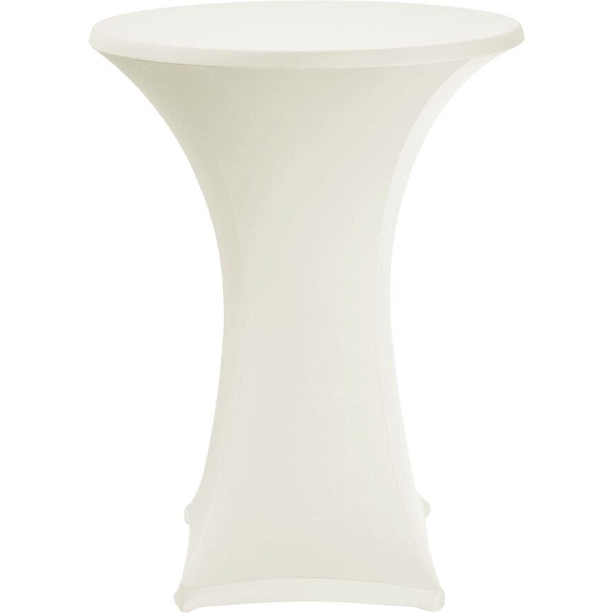 Stehtischbezug Ø 80 cm ecru