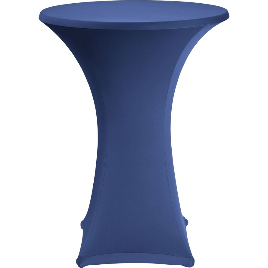 Stehtischbezug Ø 80 cm marineblau