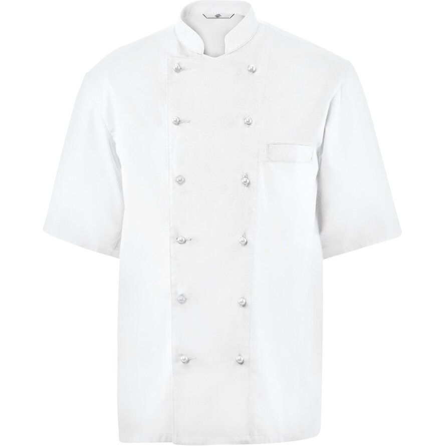 Kochjacke Herren, Brustleistentasche, halbarm Größe XL