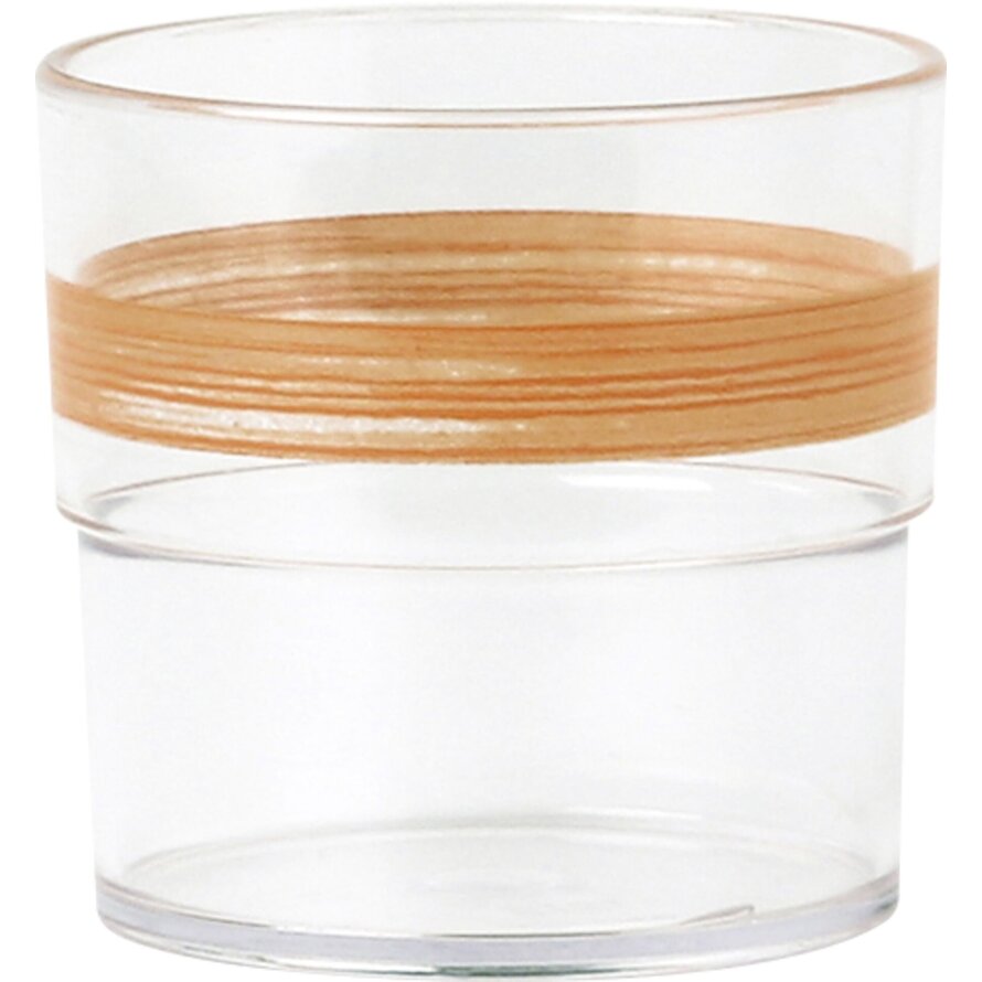 Trinkbecher "Colour" 0,23L SAN klar/orange