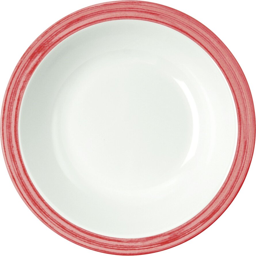 Teller tief "Colour" Ø20,5cm 600ml Melamin cherry-rot