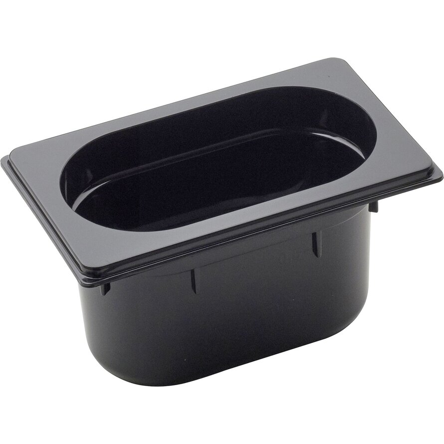 GN Behälter 1/9 Polycarbonat schwarz T: 100mm