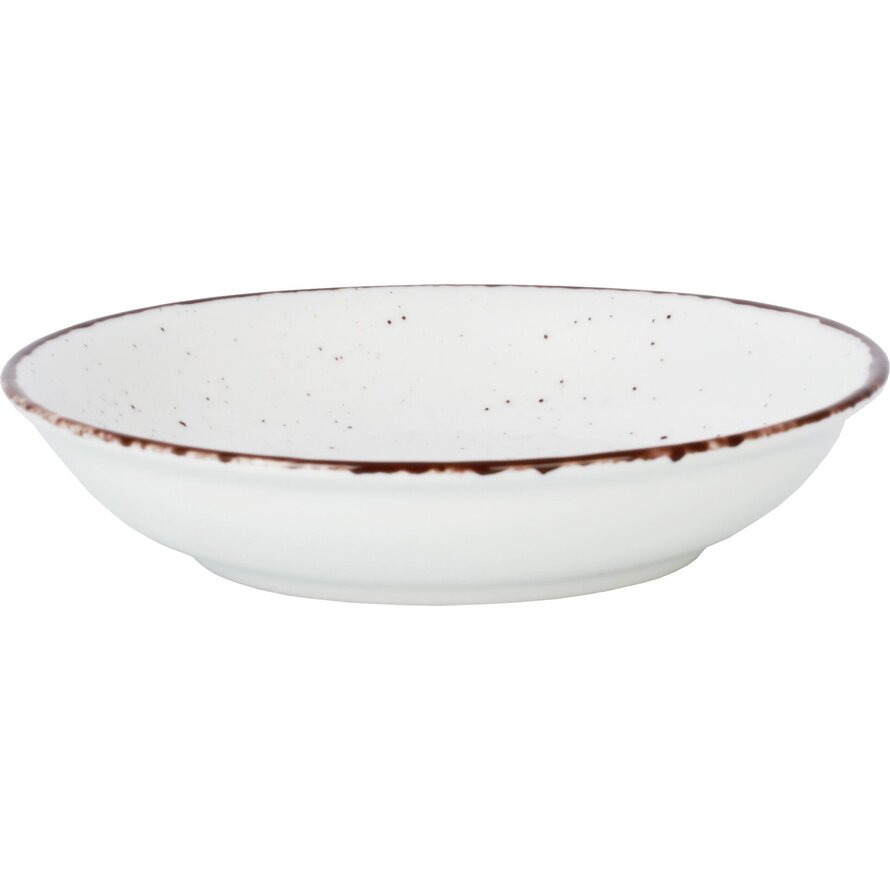 Porzellanserie "Granja" weiß Teller tief Coup-Form, 20 cm