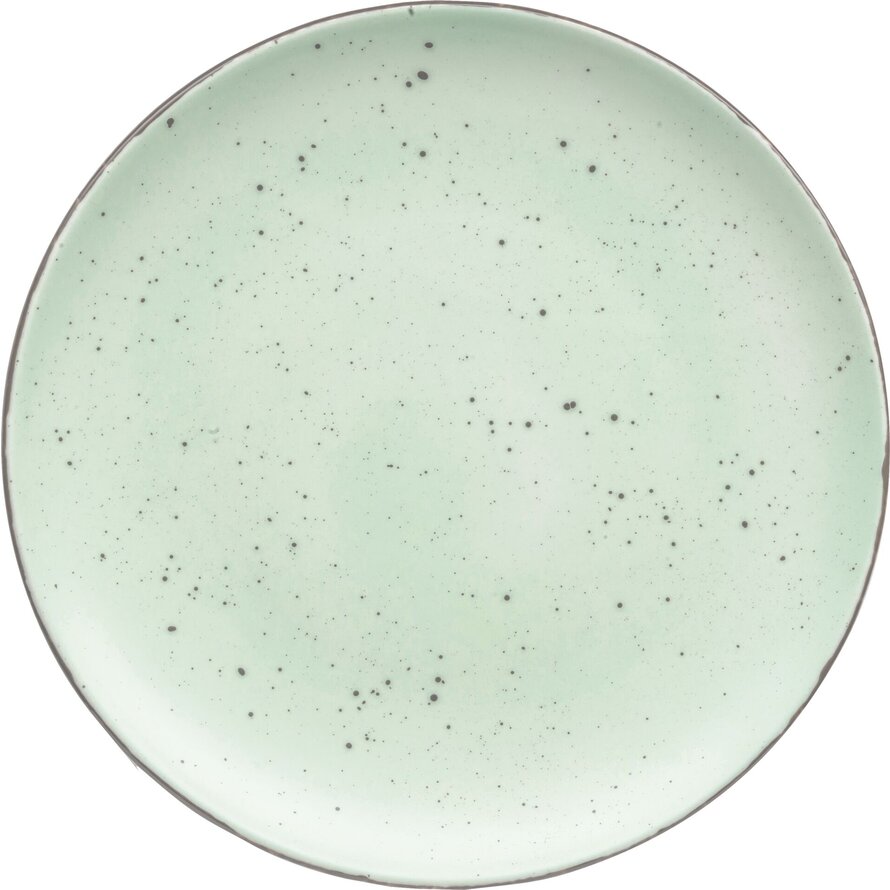 Porzellanserie "Granja" mint Teller flach Coup-Form, 25,7 cm