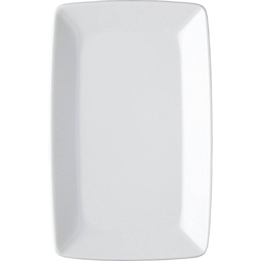 Hotelporzellan "Rotondo" Platte rechteckig 18x11cm