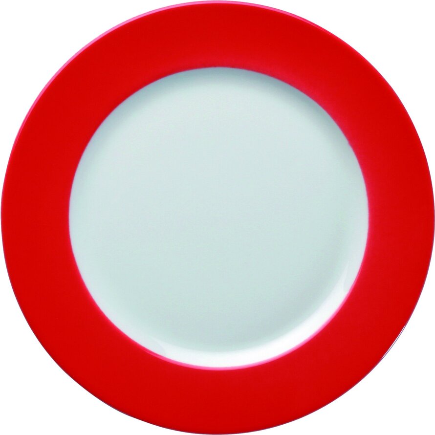 Teller flach Ø 26 cm rot