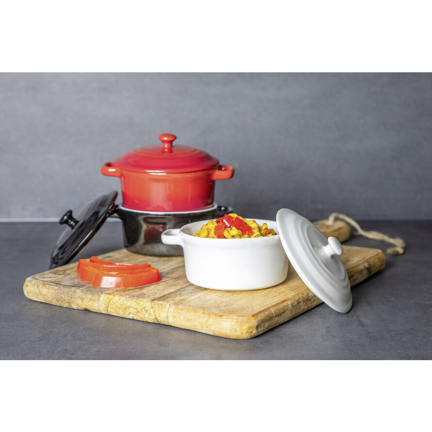 Mini-Casserole "Lory" Ø10cm H:5cm weiß