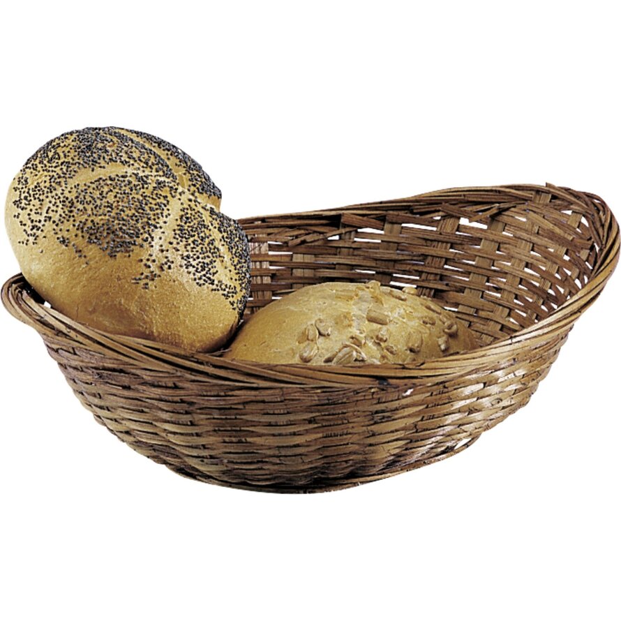 Brot-/Servierkorb dunkel gebeizt